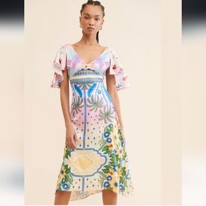 Camille Satin Midi Dress Purchased From NULLY XL fits 12/14 Best